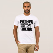 "Vater und Sohn: Die besten Freunde für immer T - T-Shirt (Vorne ganz)
