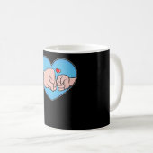 Vater und Sohn die besten Freunde für immer Vatert Kaffeetasse (VorderseiteRechts)