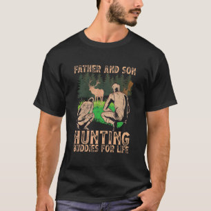 Vater und Sohn, die für den Vater Jäger auf Leben T-Shirt