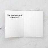 Vater und Sohn, die in dem See gehen Karte (Innenseite)