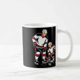 Vater und Sohn Eishockey passender Vater Kaffeetasse