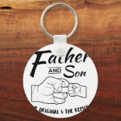 Vater und Sohn Faust Schlüsselanhänger (Vorderseite)