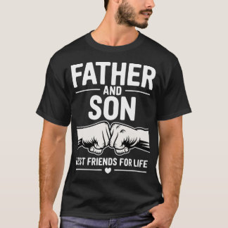 Vater und Sohn Faustschlag Unzerbrechliche Bindung T-Shirt