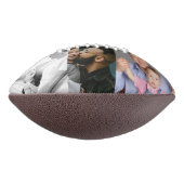 Vater-und-Sohn-Fotodesign mit schwarzer Initiale Football (Gedreht 90)