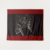 Vater-und-Sohn-Großer-Teppich Wandteppich (Vorderseite (Horizontal))