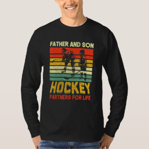 Vater und Sohn Hockey Partner für das Leben Vater  T-Shirt