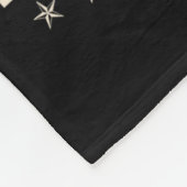 Vater und Sohn jagen Buddha für den Jäger Hus Fleecedecke (Ecke)