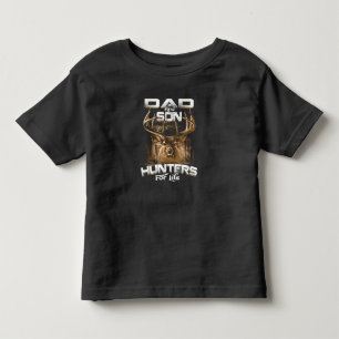 Vater und Sohn Jäger für Kleinkinder T - Shirt