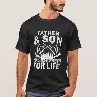 Vater und Sohn Jäger für Lebensgeschenk Shirt