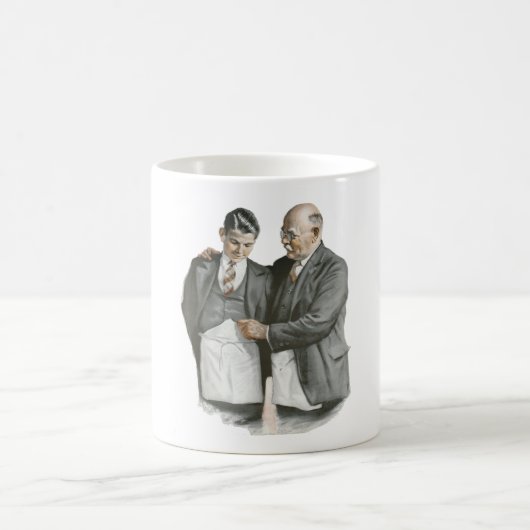 Vater-und Sohn-Kaffeetasse Kaffeetasse (Mittel)