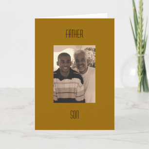 Vater und Sohn Karte