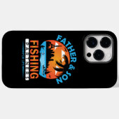 Vater und Sohn - Lebenspartner für die Fischerei Case-Mate iPhone Hülle (Rückseite (Horizontal))