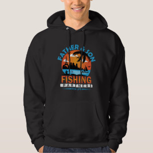 Vater und Sohn - Lebenspartner für die Fischerei Hoodie