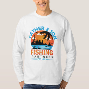 Vater und Sohn - Lebenspartner für die Fischerei T-Shirt
