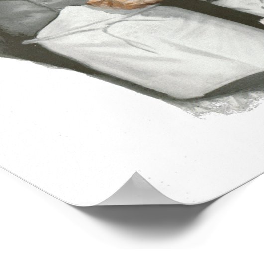 VATER und Sohn Leinwand Poster (Ecke)