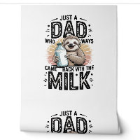 Vater und Sohn mit Milch Faultier Grafikdesign-01