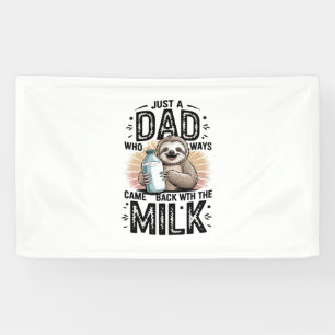 Vater und Sohn mit Milchfaulgrafik-Design-01 Banner