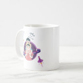 Vater und Sohn Muster Kaffeetasse (Vorderseite Links)