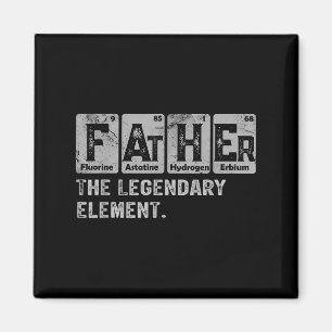 Vater und Sohn passend zum Vatertag Coole Familie  Magnet
