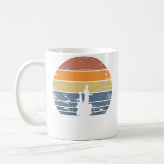 Vater und Sohn passende Angelpartner Kaffeetasse