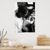 Vater und Sohn Poster (Küche)