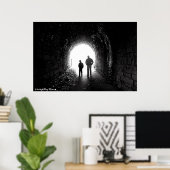 Vater und Sohn Poster (Heimbüro)