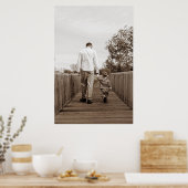 Vater und Sohn Poster (Küche)