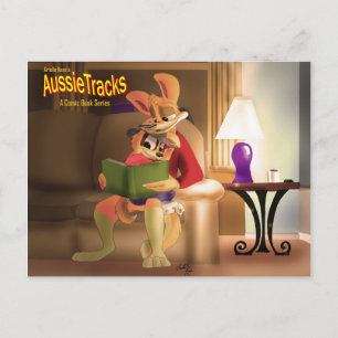 Vater und Sohn Postkarte