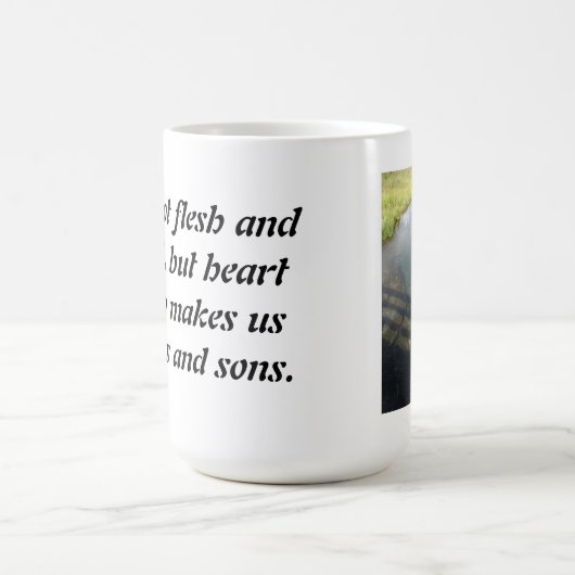 Vater-und Sohn-Reflexions-Kaffee-Tasse Kaffeetasse (Mittel)