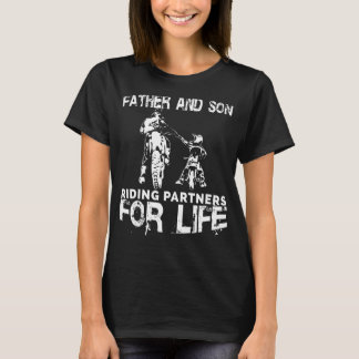 Vater und Sohn reiten Partner für Life T - Shirt D