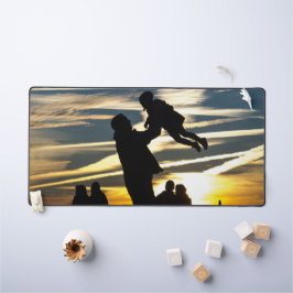 Vater und Sohn Schreibtischunterlage