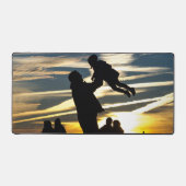 Vater und Sohn Schreibtischunterlage (Vorderseite)