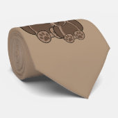 Vater-und Sohn-Teddybären Krawatte (Gerollt)