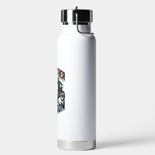 Vater und Sohn wie Tag und Nacht Motocross Vintage Trinkflasche