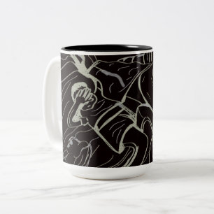 Vater und Sohn Zweifarbige Tasse