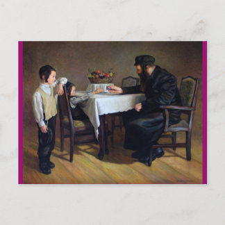 Vater und Söhne Postkarte