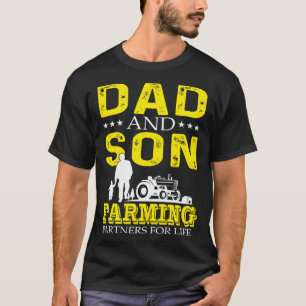 Vater- und Son-Farm-Partner für lebenslangen Coole T-Shirt