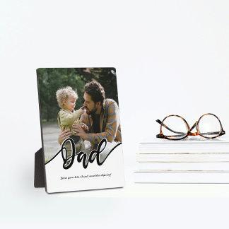 Vater und Son-Geschenk | Ration 12x18 Plaque repar Fotoplatte