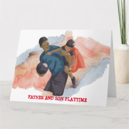 VATER UND SON PLAYTIME CARD KARTE