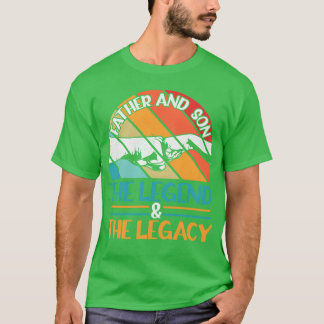 Vater und Sonhem Legend und Legacy Gift Retro T-Shirt