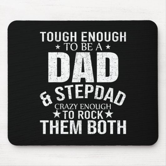Vater und Stepdad Vathers Day Stepdad Step Vater Mousepad (Vorne)