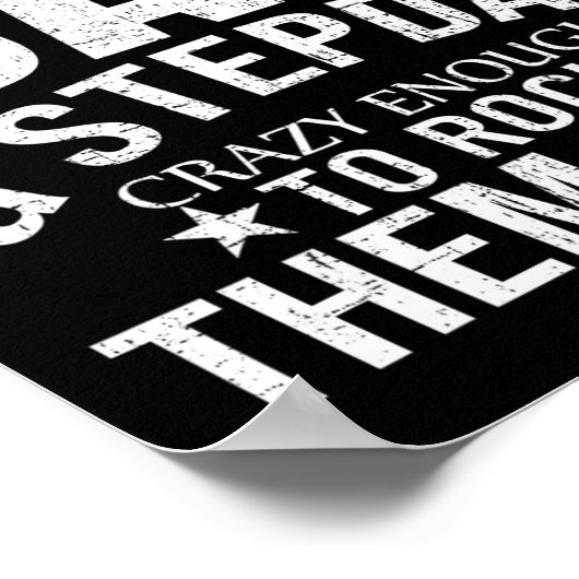 Vater und Stepdad Vathers Day Stepdad Step Vater Poster (Ecke)