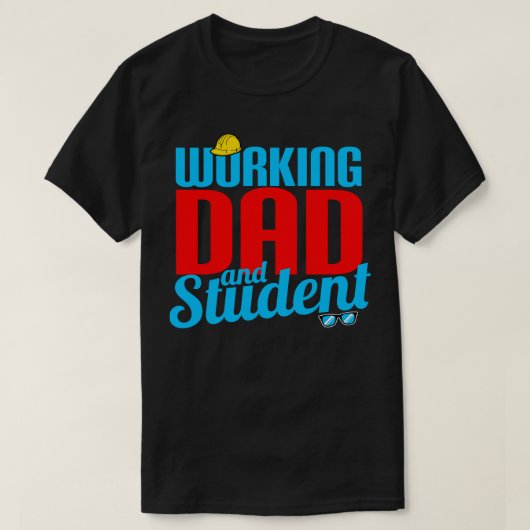 Vater und Student T-Shirt (Design vorne)