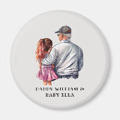 Vater und Tochter (14) Magnet (Vorne)