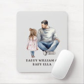 Vater und Tochter-Anleihe (4) Mousepad (Mit Mouse)