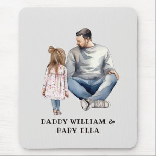 Vater und Tochter-Anleihe (4) Mousepad