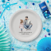 Vater und Tochter-Anleihe (4) Pappteller (Party)