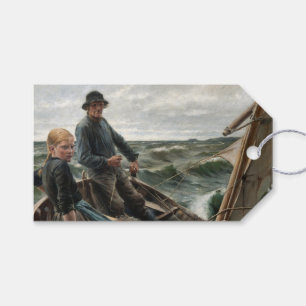 Vater und Tochter auf See (von Albert Edelfelt) Geschenkanhänger