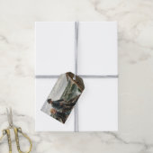 Vater und Tochter auf See (von Albert Edelfelt) Geschenkanhänger (Mit Garn)