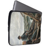 Vater und Tochter auf See (von Albert Edelfelt) Laptopschutzhülle (Vorne Rechts)
